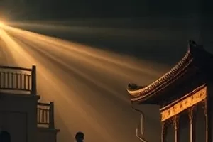 《时针以北》剧照：雪地里停摆的座钟